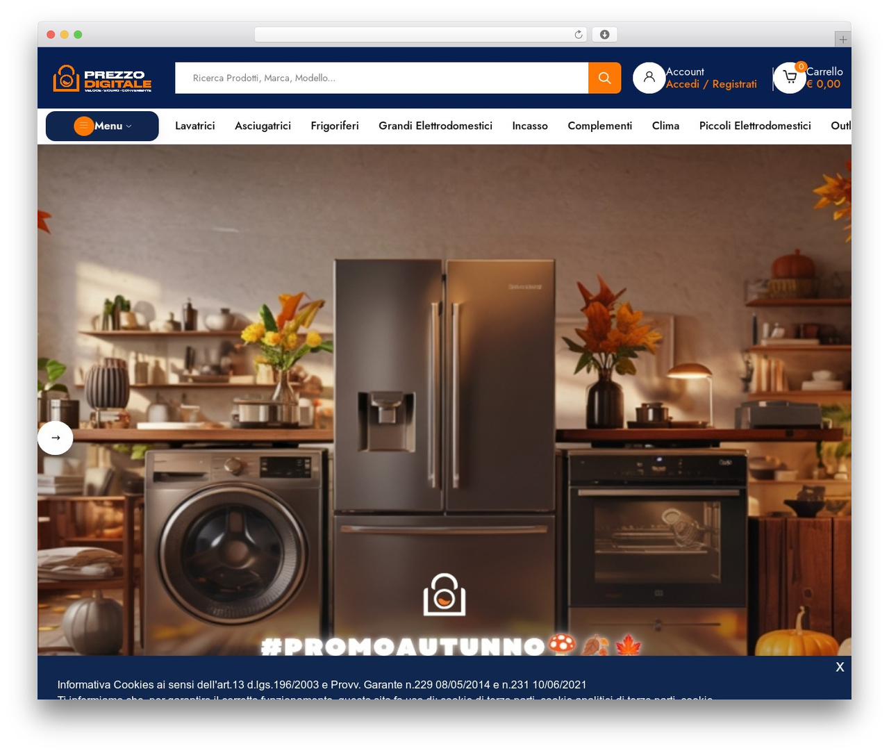 Erna theme WordPress - prezzodigitale.it