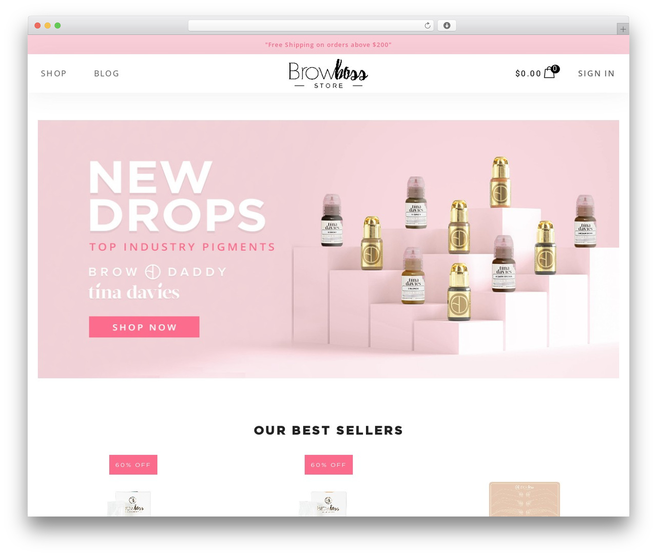 Hello Elementor theme WordPress - storebrowboss.com