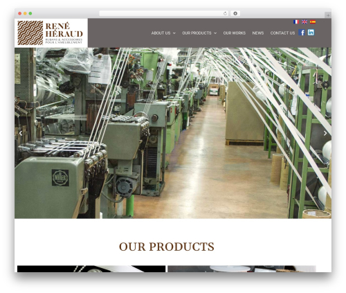 heraud theme WordPress - rubans-heraud.com