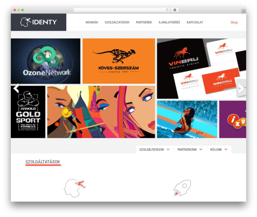 Identy - WordPress téma WordPress theme design - identy.hu