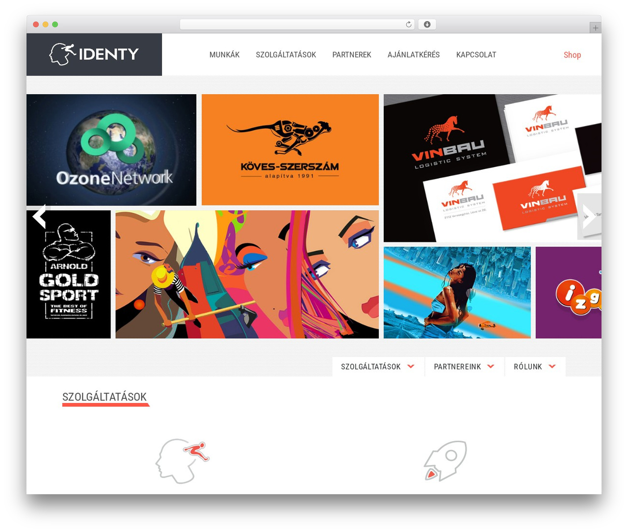 Identy - WordPress téma WordPress theme design - identy.hu