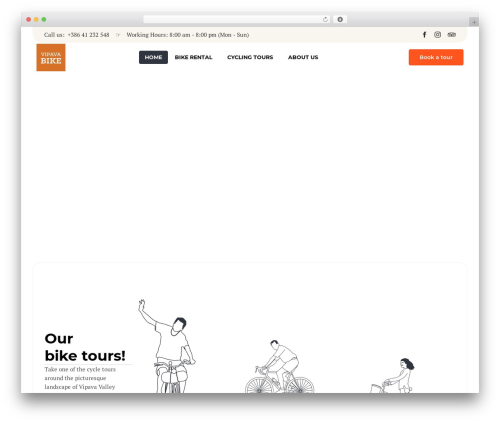 Komo WordPress theme - vipavabike.com