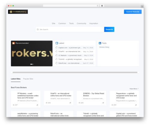 NDNAV Theme WP theme - brokers.wang