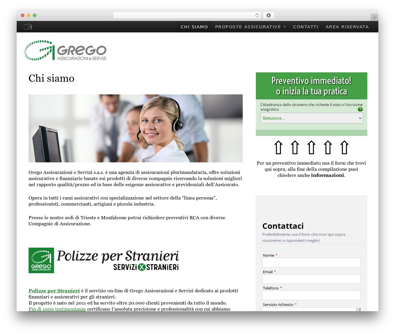 PageLines Framework WordPress theme design - gregoassicurazioni.it