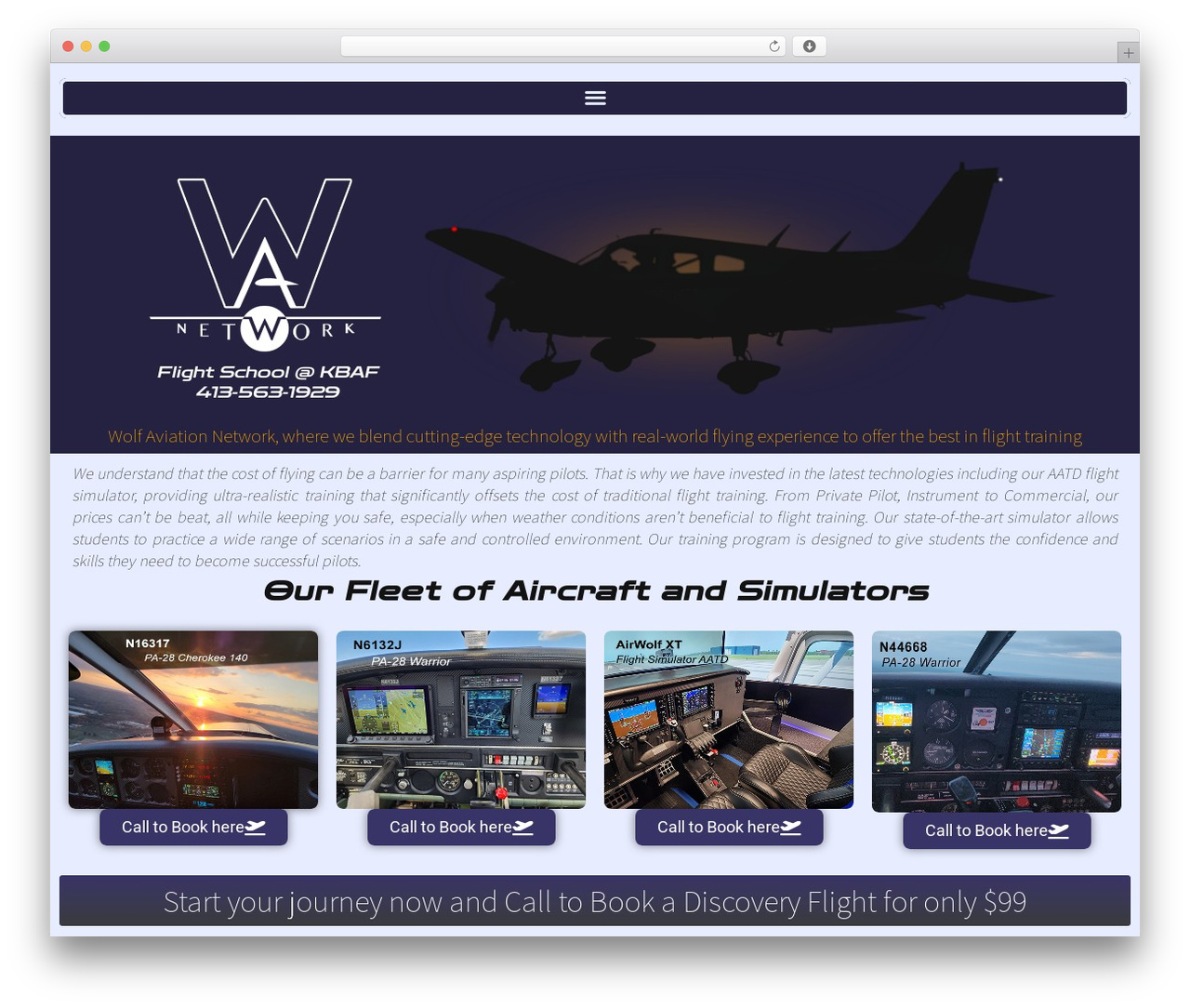 Ryan WordPress theme - wolfaviationnetwork.com