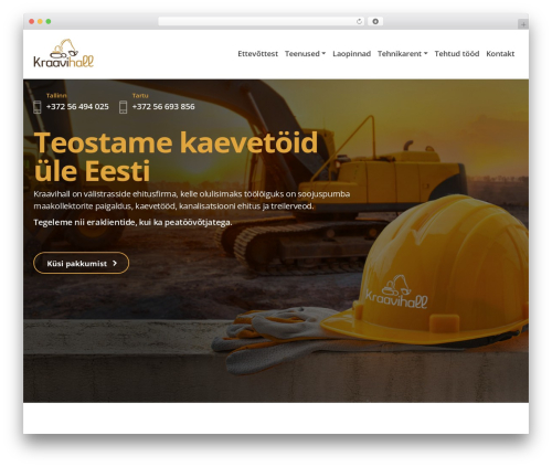 Theme WordPress CUSTOM - kraavihall.ee