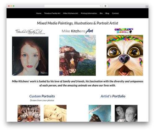 Theme WordPress Custom Responsive (SASS) Theme - timelessfamilyart.com