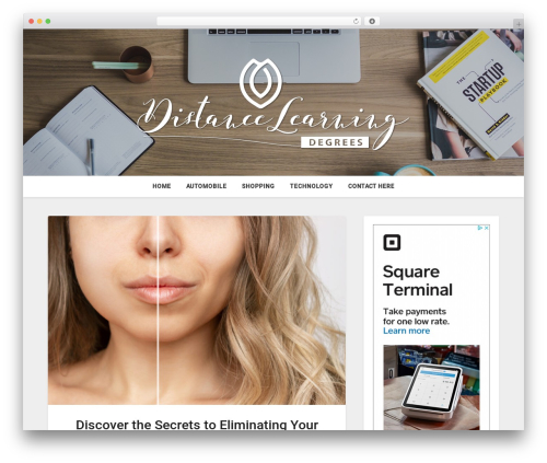 WordPress theme Businessly - distance-learning-degrees.com