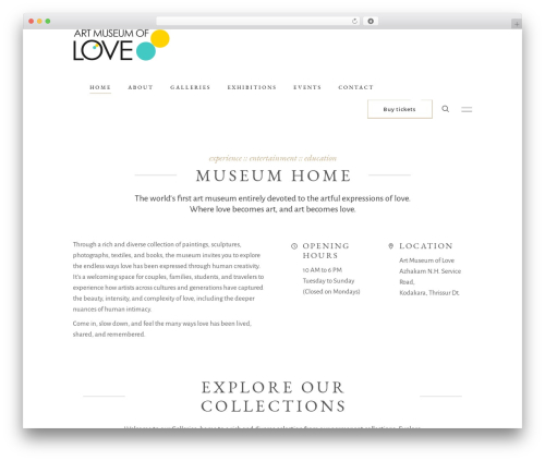 Musea shows WordPress plugin - lovemuseum.life