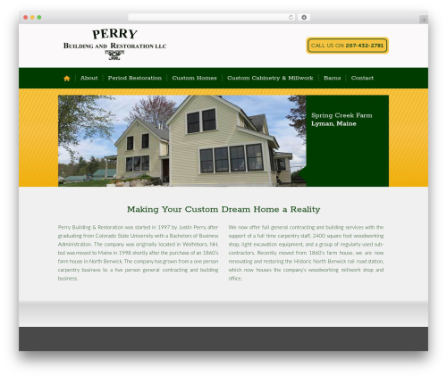 WordPress theme perrybuilding.com - perrybuildingrestoration.com