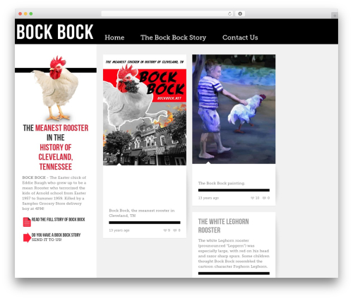 WordPress theme Spaces - bockbock.net