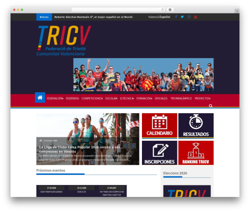 WordPress theme SuperMagPro - triatlocv.org