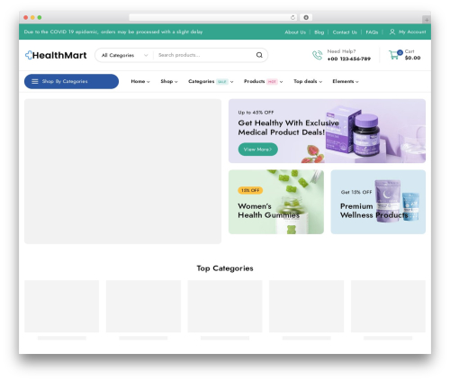 Templatemela plugin healthmart WordPress plugin - wordpressthemes.live/WCG10/WCM230_healthmart/medicine04