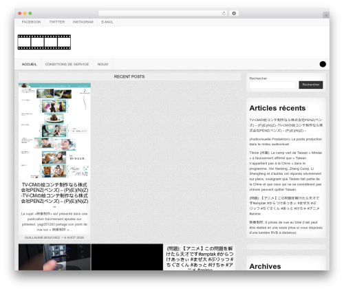CuteWP WordPress theme - audiovisuelzoom.com