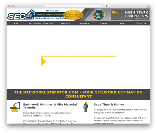 Flex Responsive theme WordPress - thesiteworkestimator.com