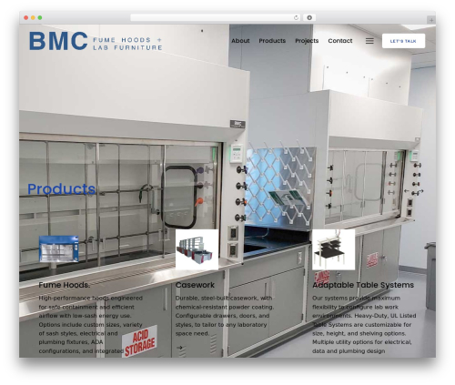 Lab top WordPress theme - bmclab.com