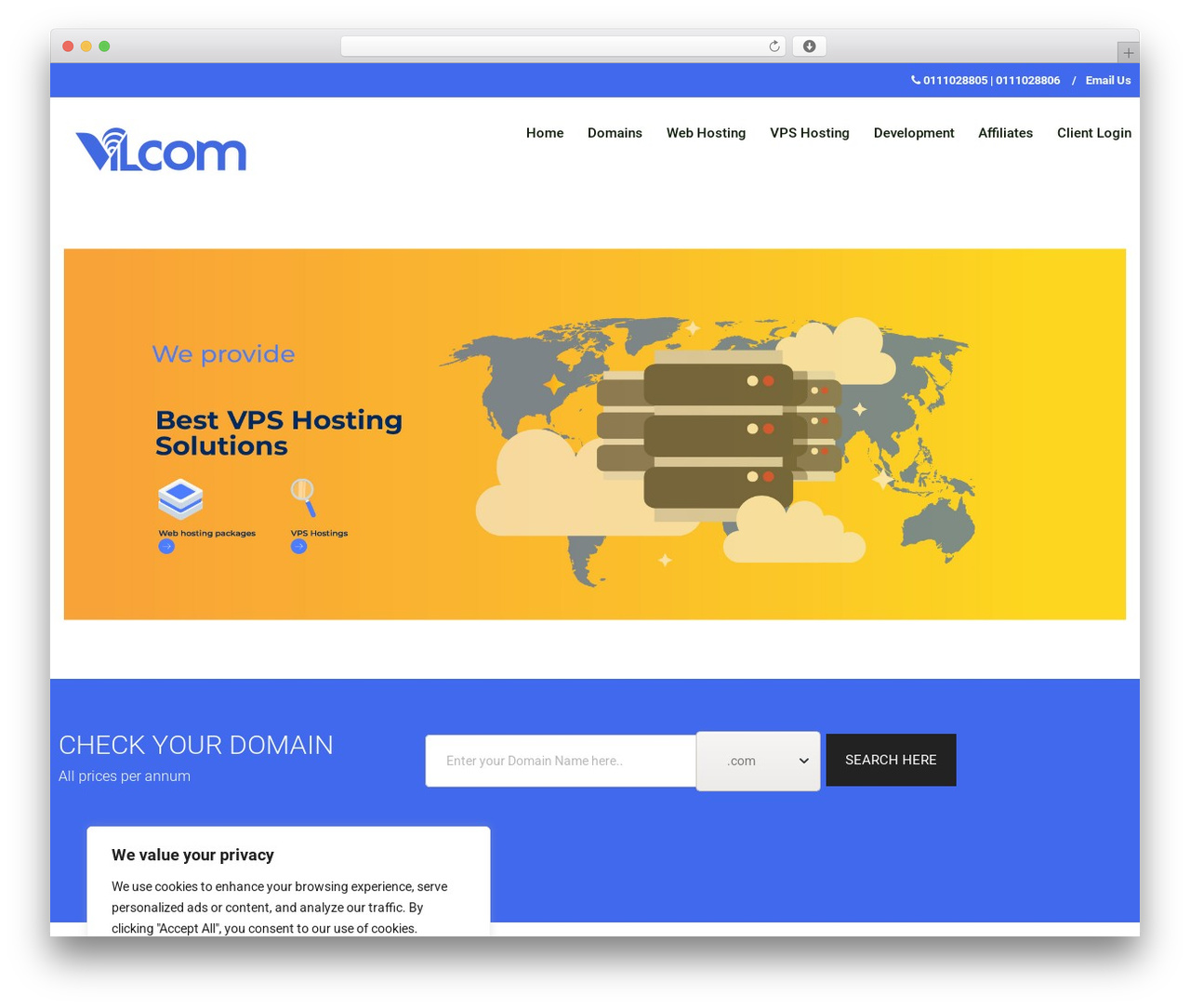 Maxhost WordPress theme - hosting.vilcom-net.co.ke