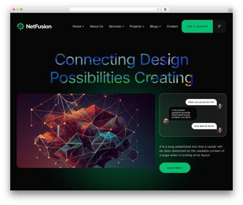 Netfusion WordPress theme - netfusion.themeearth.com