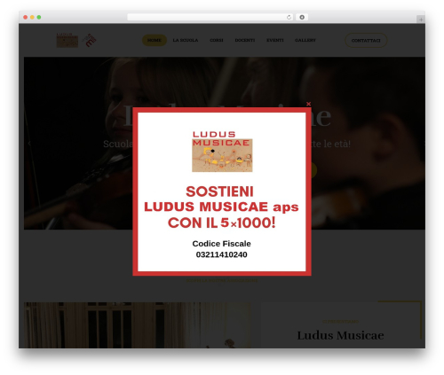 Rhythmo premium WordPress theme - ludusmusicae.com