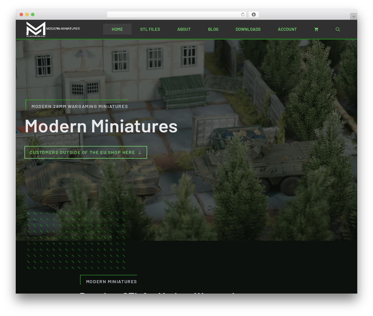 Theme WordPress GeneratePress - modern-miniatures.eu
