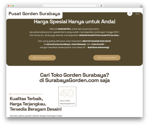 Theme WordPress Xinterio - surabayagorden.com