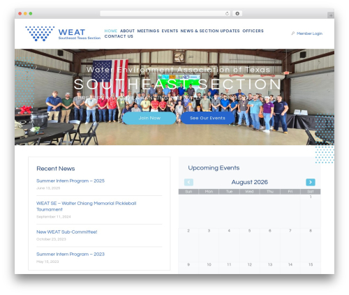 WEAT Template theme WordPress - weatsoutheast.org