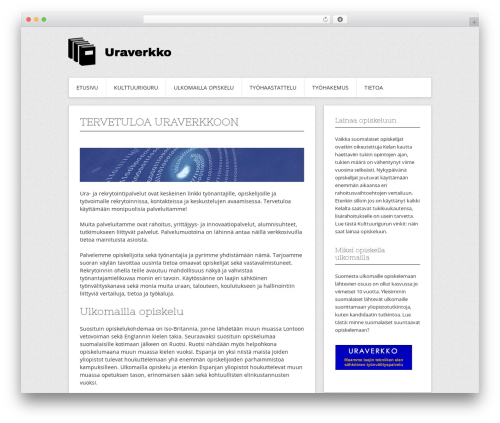WordPress theme Contango - uraverkko.net