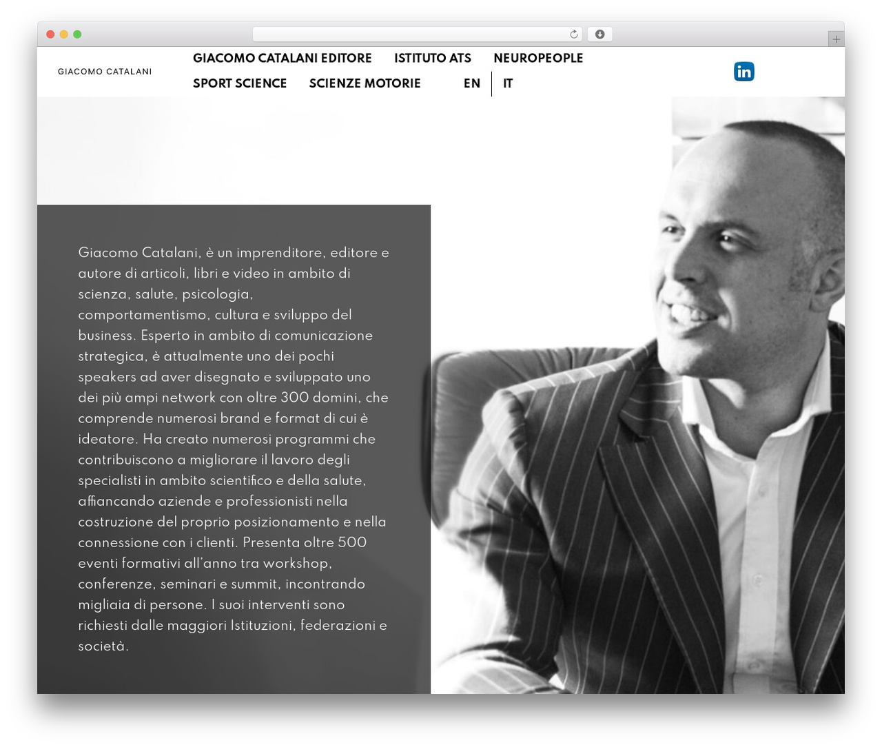 WordPress theme Pixel Foundry Framework - giacomocatalani.com