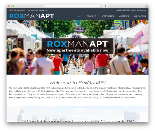 wp-bootstrap best WordPress theme - roxmanapt.com