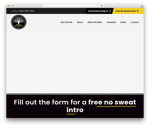 Zyth WordPress theme design - crossfitkindred.com