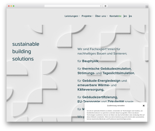 Divi theme WordPress - www.larix-engineering.at