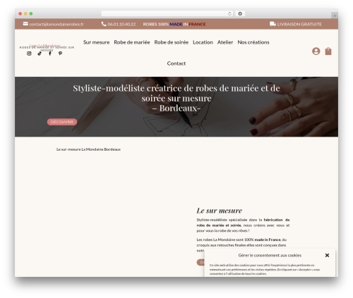 Divi WordPress theme design - lamondainerobes.fr