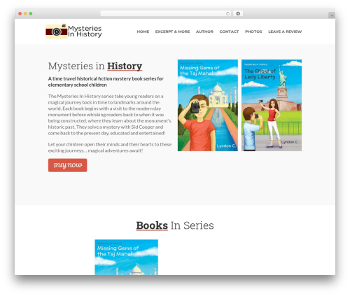 Ethority WordPress theme - mysteriesinhistory.org