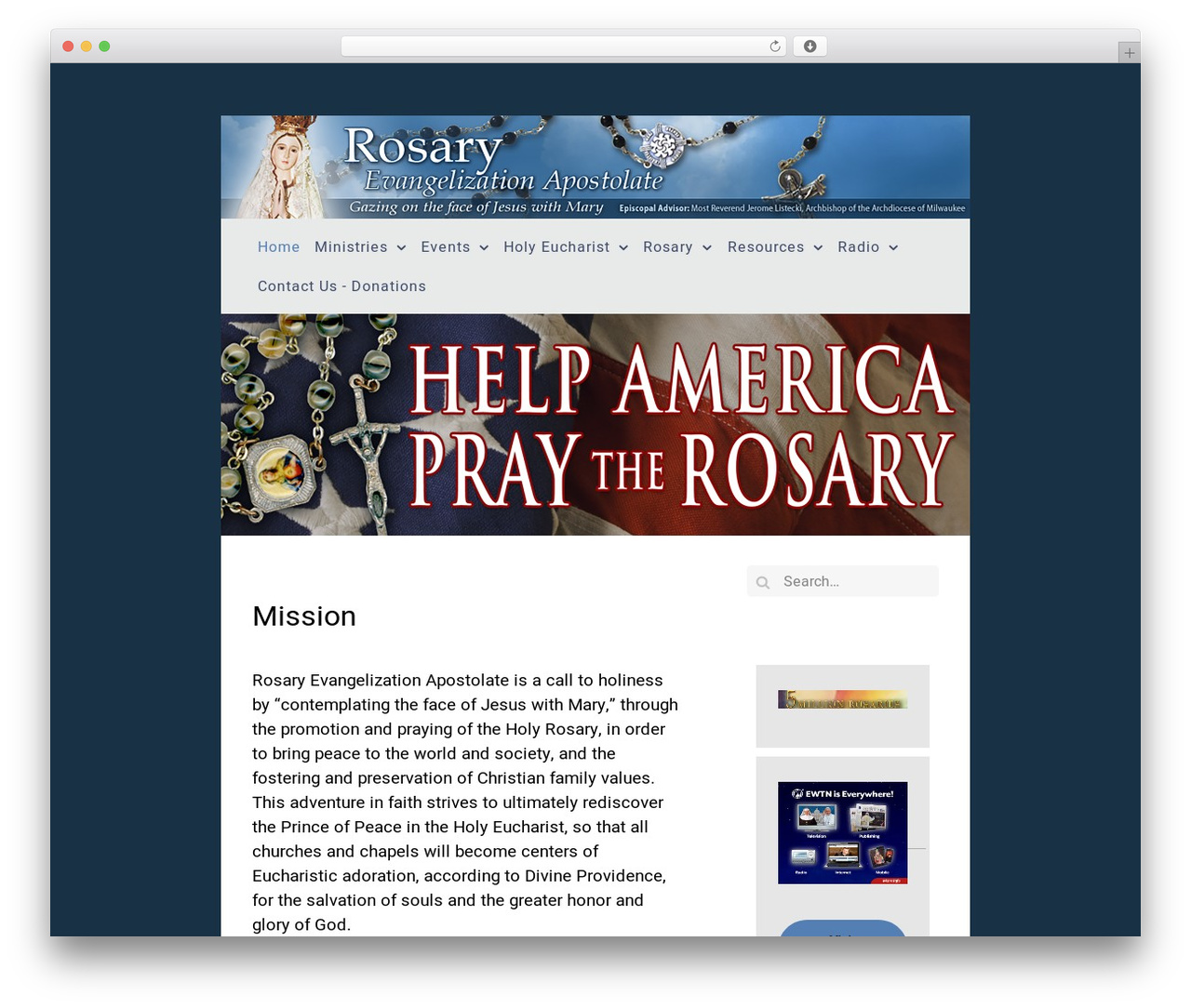Fluent theme WordPress - rosaryea.org Fluent theme WordPress - rosaryea.org