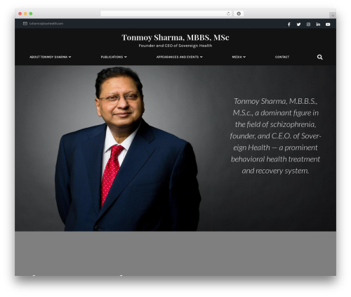 JackBaker theme WordPress - tonmoysharma.com
