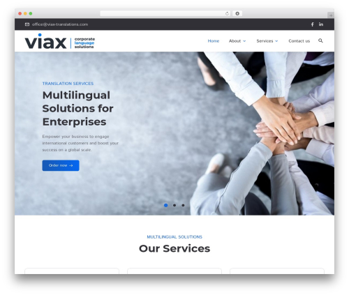 PathSoft WordPress theme - viax-translations.com