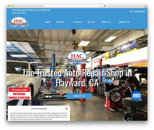 Reach Local WordPress theme - haywardautocare.com