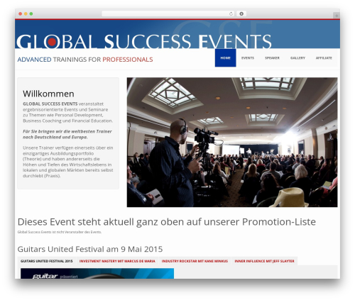 Theme WordPress BUILDER THEME - global-success-events.com