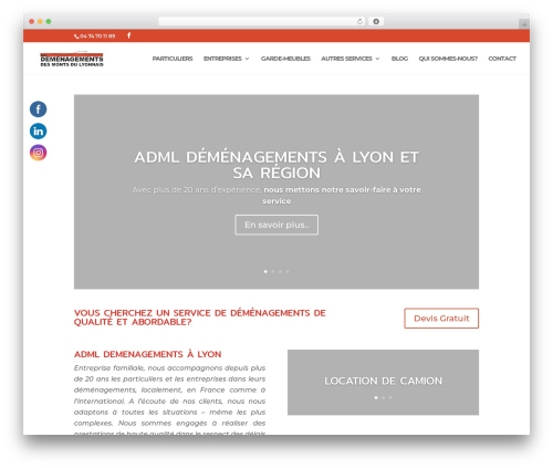 Theme WordPress Divi - adml.fr