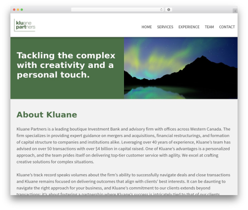 Theme WordPress Kanni - klupart.com