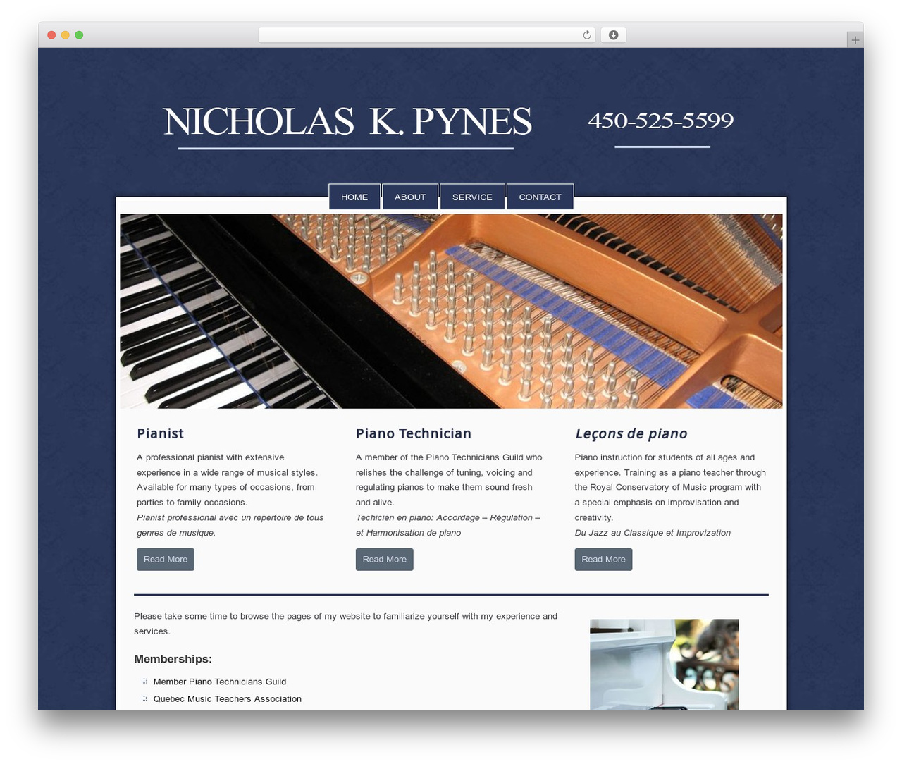 Theme11 WP theme - nkpynes.ca