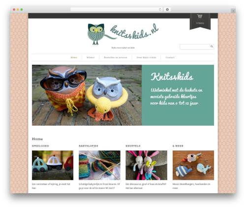 WordPress theme Maya Shop - knits4kids.nl