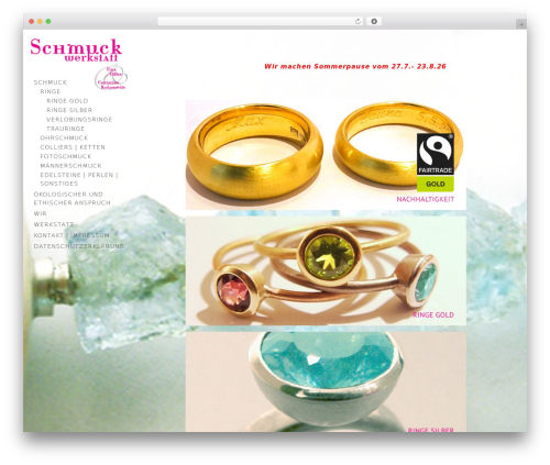 WordPress theme Side Grid Responsive WordPress Theme - tinatoeller.de