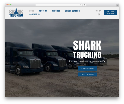 WordPress theme Beaver Builder Theme - www.sharktrucking.com