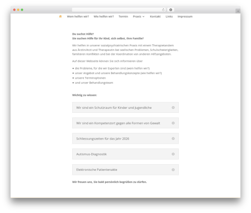 WordPress theme Divi - drherberhold.de