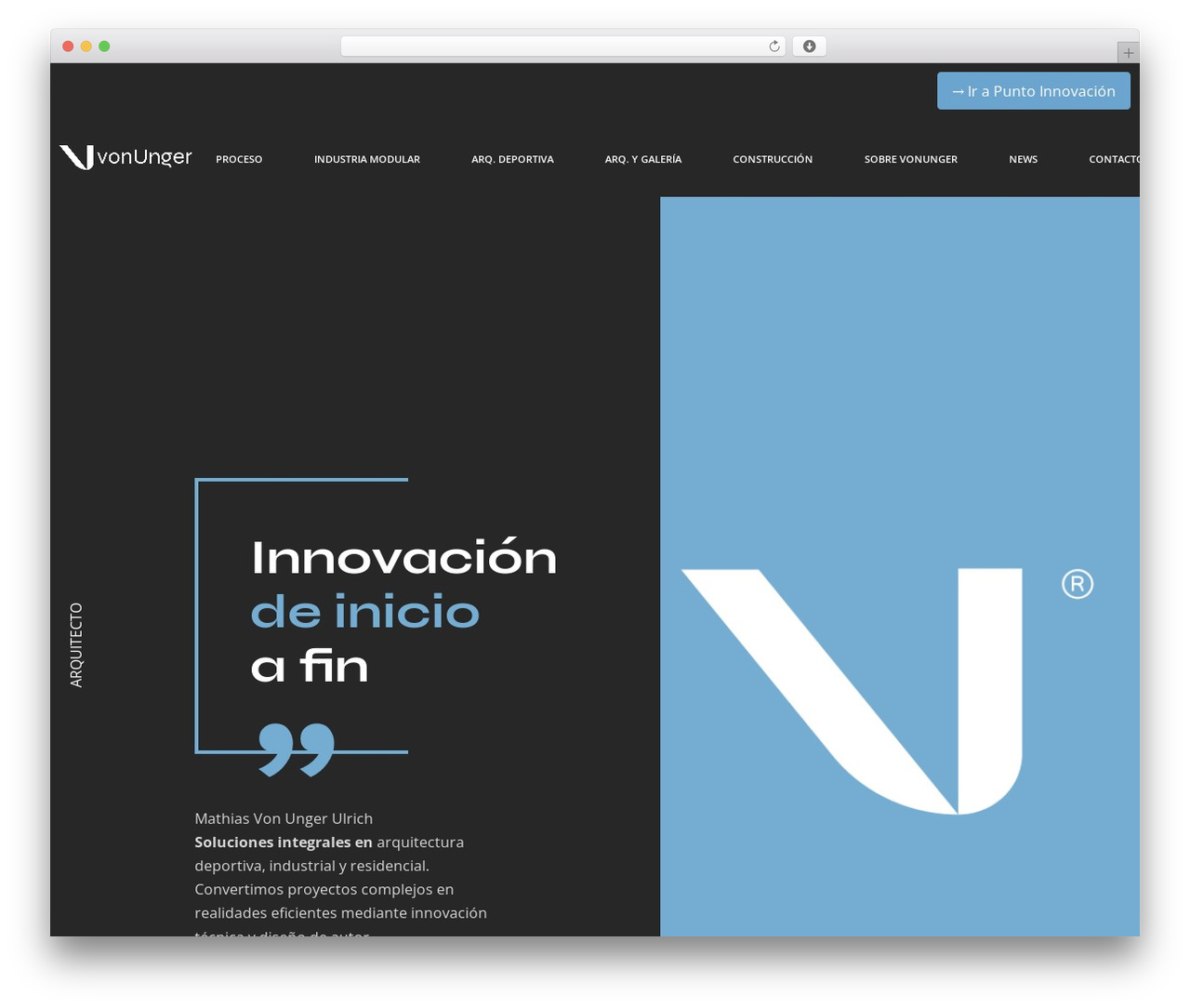 WordPress website theme Larson - mathiasvonunger.cl