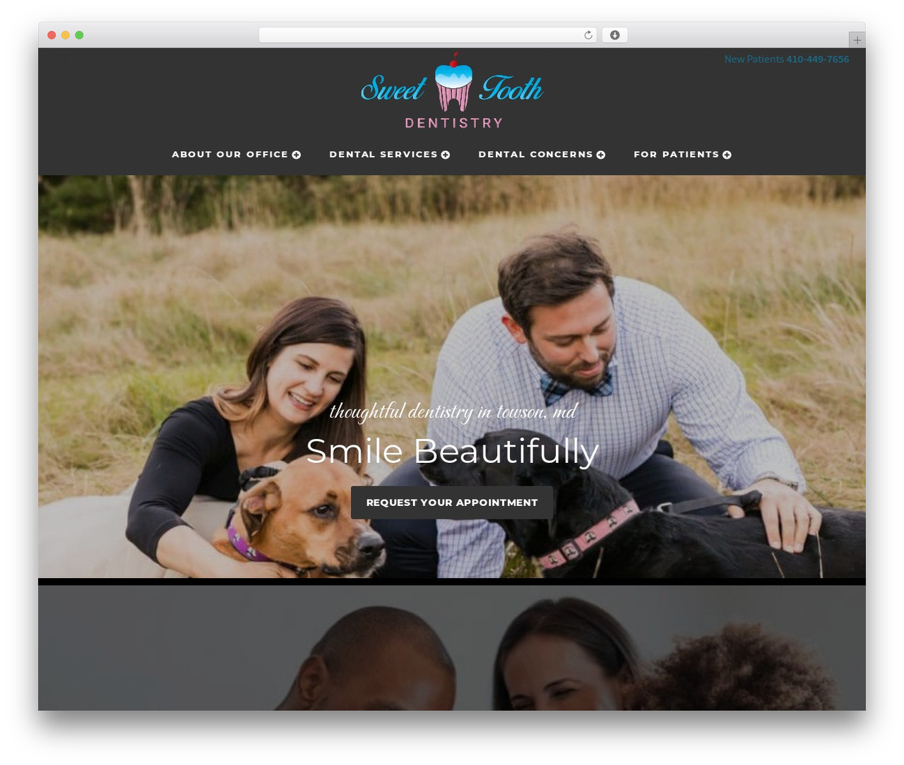 codebase 2 WordPress theme - towsonmddentist.com