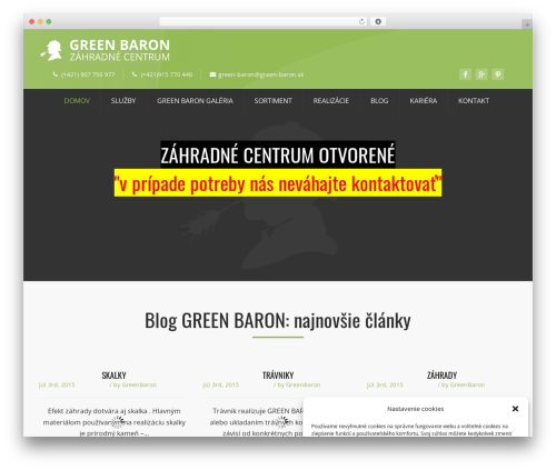 Ecorecycle - Multipurpose Wordpress Theme WordPress theme - green-baron.sk