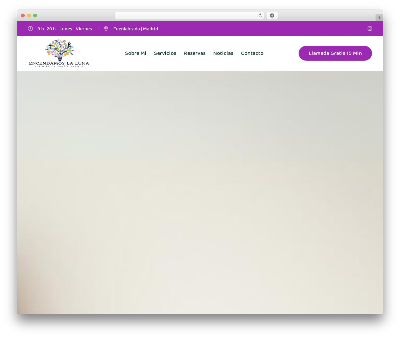 Knirpse WordPress theme - encendamoslaluna.com