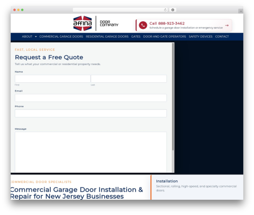 Pharmacy top WordPress theme - affinadoor.com
